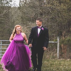 ALYCE PARIS Purple Prom Dress